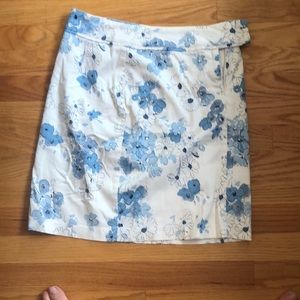 Floral work skirt